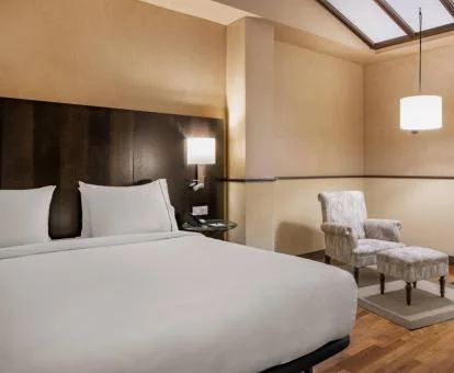Una de las elegantes habitaciones dobles de este hotel boutique.