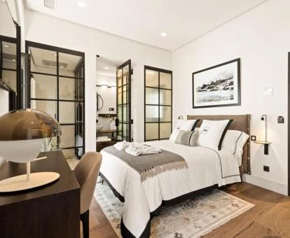 Una de las elegantes habitaciones dobles de este hotel boutique.