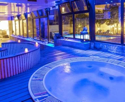 Instalaciones de bienestar del spa del hotel.