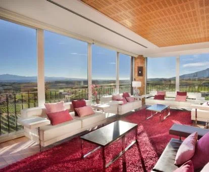 Una de las maravillosas zonas de uso compartido con vistas a los alrededores del hotel.