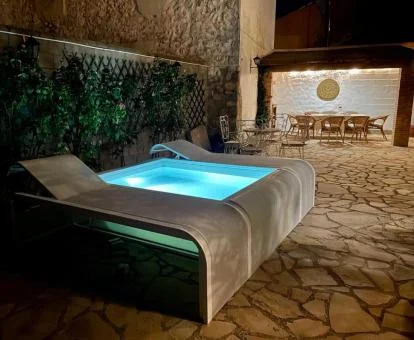 Maravillosa zona exterior de este hotel con encanto.