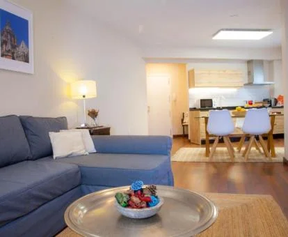 Interior de uno de los apartamentos de este establecimiento.