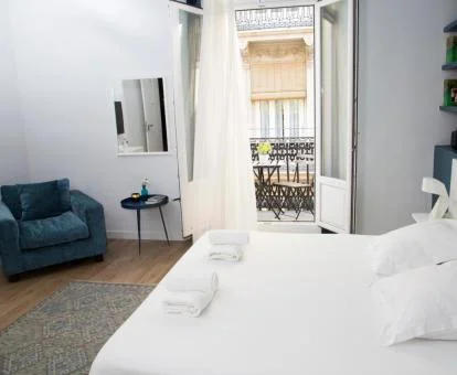 Una de las coquetas habitaciones de este acogedor hotel boutique.
