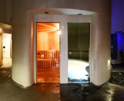 Instalaciones de bienestar del centro de spa del hotel.