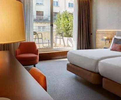 Acogedor centro de bienestar de este hotel ideal para parejas.