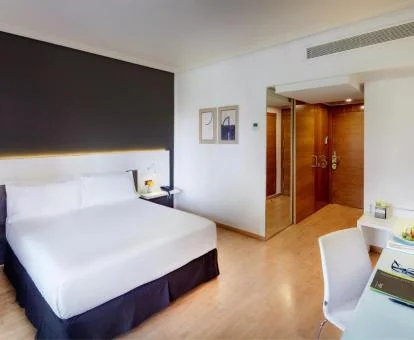 Una de las elegantes habitaciones dobles de este hotel boutique.