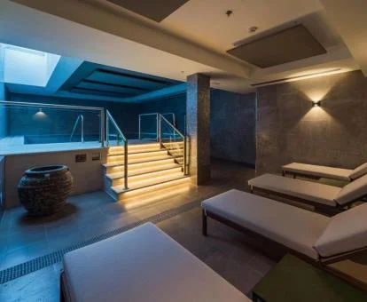 Acogedora zona de bienestar de este hotel romántico.