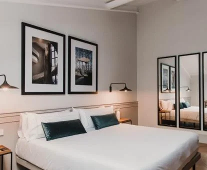 Una de las coquetas habitaciones dobles de este hotel boutique.