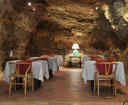Una de las zonas comunes de este hotel romántico.
