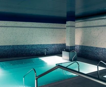 Zona de bienestar de este elegante hotel.