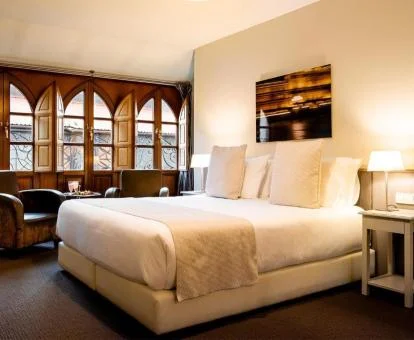 Una de las cómodas habitaciones de este hotel boutique.