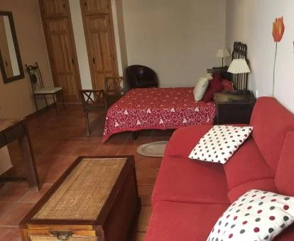 Interior del acogedor apartamento de este hotel rural.