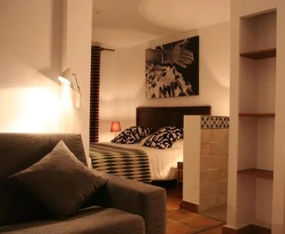 Interior de la fabulosa suite junior de este acogedor hotel boutique.