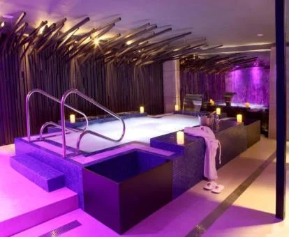 Lujosa zona de bienestar de este moderno hotel boutique.