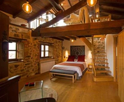 Interior de esta preciosa casa rural independiente para parejas.