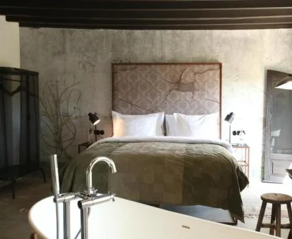 Una de las hermosas habitaciones de este hotel boutique.