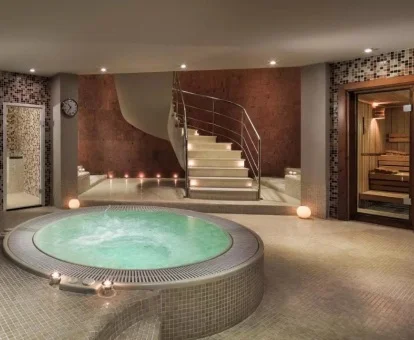 Elegante centro de bienestar de este hotel ideal para parejas.
