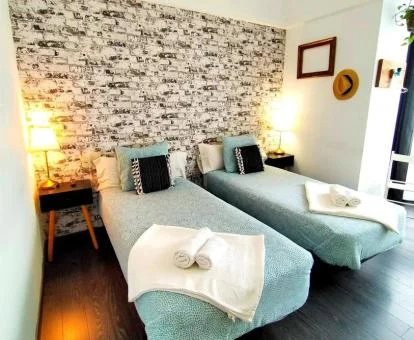 Una de las coquetas habitaciones dobles de este establecimiento.