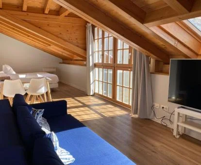 Una de las coquetas habitaciones de este hotel romántico.