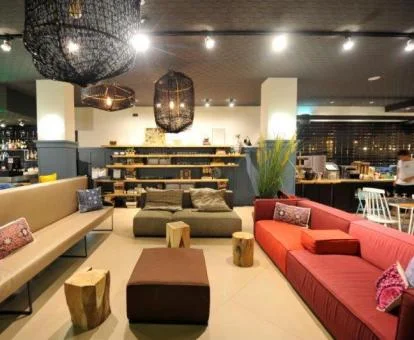Zonas comunes de este hotel con encanto.