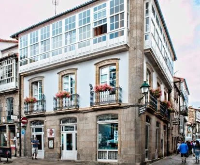 Edificio de esta pensión ubicada en el centro.