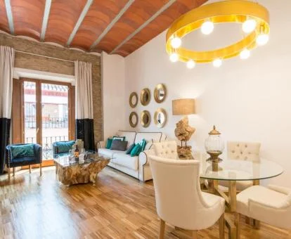 Interior de uno de los elegantes apartamentos de este hotel boutique.