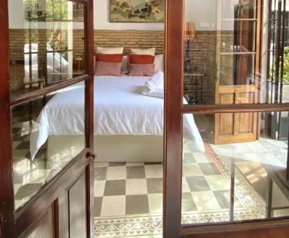 Una de las preciosas habitaciones con encanto del hotel.