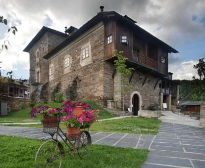 Hermoso edificio de piedra de este coqueto hotel boutique.