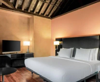 Una de las elegantes habitaciones dobles de este coqueto hotel.