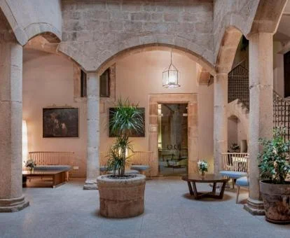 Uno de los acogedores espacios de uso compartido de este coqueto hotel boutique.