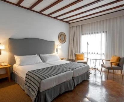 Una de las hermosas habitaciones dobles de este hotel boutique.