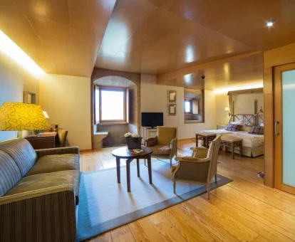 Una de las fabulosas habitaciones de estilo tradicional del hotel.