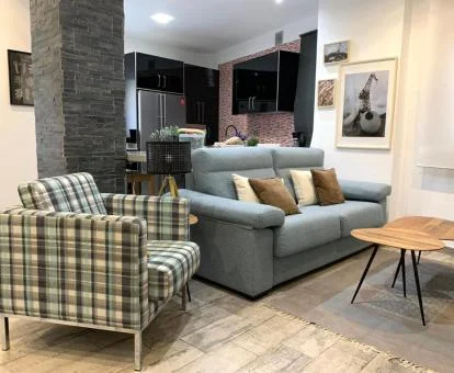 Interior de este maravilloso apartamento privado con jacuzzi.