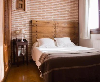 Una de las cómodas habitaciones de estilo tradicional del hotel.