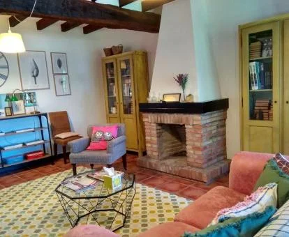 Uno de los acogedores espacios de uso compartido de este hotel boutique.