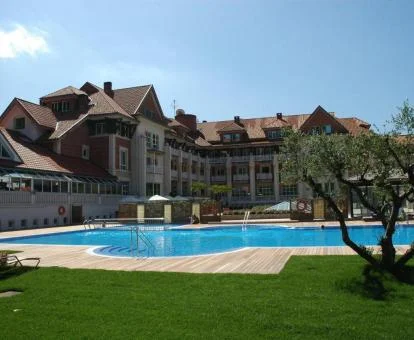 Espectacular edificio de este hotel con encanto.