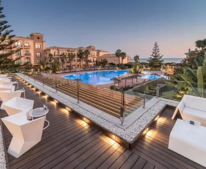 Zonas exteriores de este espectacular hotel con encanto.