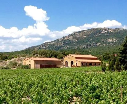 Edificio de este agroturismo ideal para disfrutar del campo con tu pareja.