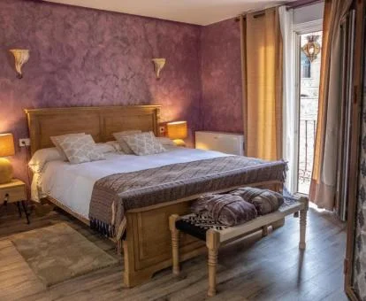 Una de las coquetas habitaciones dobles de este hermoso hotel de estilo marroquí.