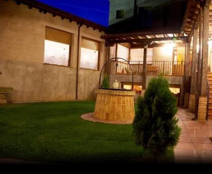 Zona exterior de este coqueto hotel con encanto.