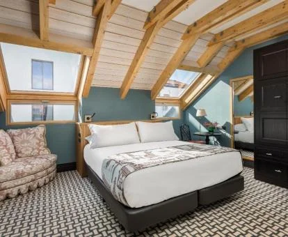 Una de las acogedoras habitaciones dobles de este hotel boutique.
