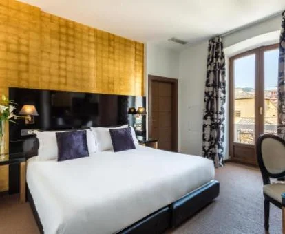 Una de las fabulosas habitaciones con vistas de este hermoso hotel boutique.