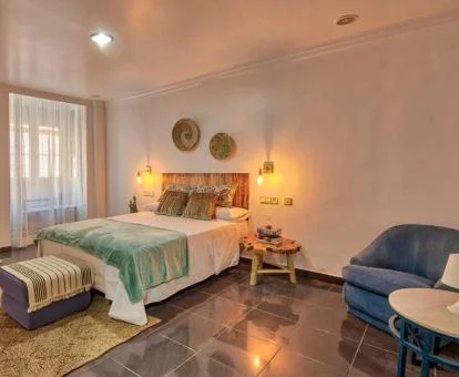 Una de las preciosas habitaciones de este hotel solo para adultos.