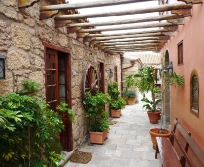 Edificio de este hotel rural solo para adultos.