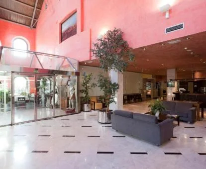 Hall y salón común de este coqueto hotel con encanto.