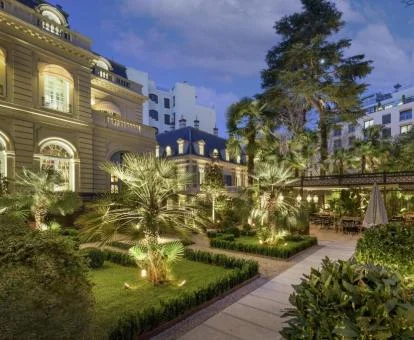 Precioso edificio con hermosos jardines de este hotel boutique.