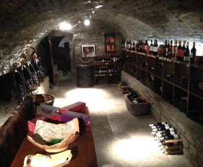 Acogedora bodega privada de este hotel romántico.