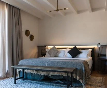 Una de las coquetas habitaciones dobles de este hotel boutique.