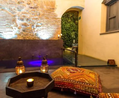 Instalaciones de bienestar de este precioso hotel solo para adultos de estilo árabe.