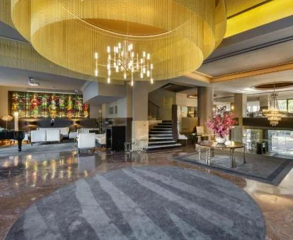 Uno de los elegantes espacios comunes de este hotel boutique.